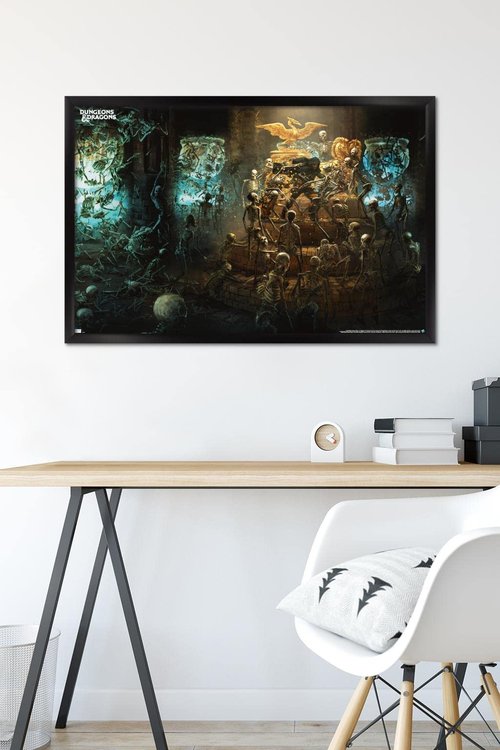 Dungeons and Dragons - Papazotl's Tomb Wall Poster, 34L" x 22.4W", Black Framed Version