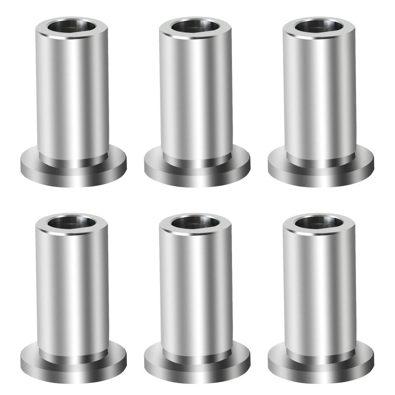 6 Pack 3220 Bearing Sleeve Compatible with Grindmaster Crathco 3220 D & E Series,Fit for D15, D25, D25-4, D35, D35-4, E27, E29, E47, E49 Beverage Dispenser Juicer Bubbler Type，Made of stainless steel