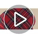 Irenare 2 Pack Christmas Tartan Pillow Covers 20x12in Red Ruffle Plaid Decor