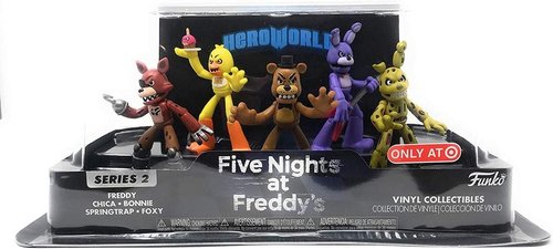 Funko Hero World - Five Nights at Freddy's FNAF Original Crew Action Figures | 5-Pack Set