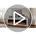 70-Inch Fireplace TV Stand with Electric Fireplace Insert and Mantel