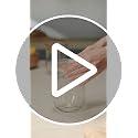 1 Liter Glass Tulip Jars with Lids - Wide Mouth Sourdough Starter, Set of 2