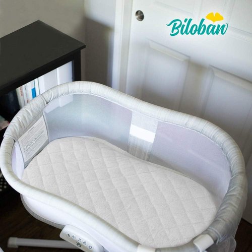 Halo Bassinet Mattress Pad Cover - Waterproof Quilted, Ultra Soft, Breathable | 2 Pack