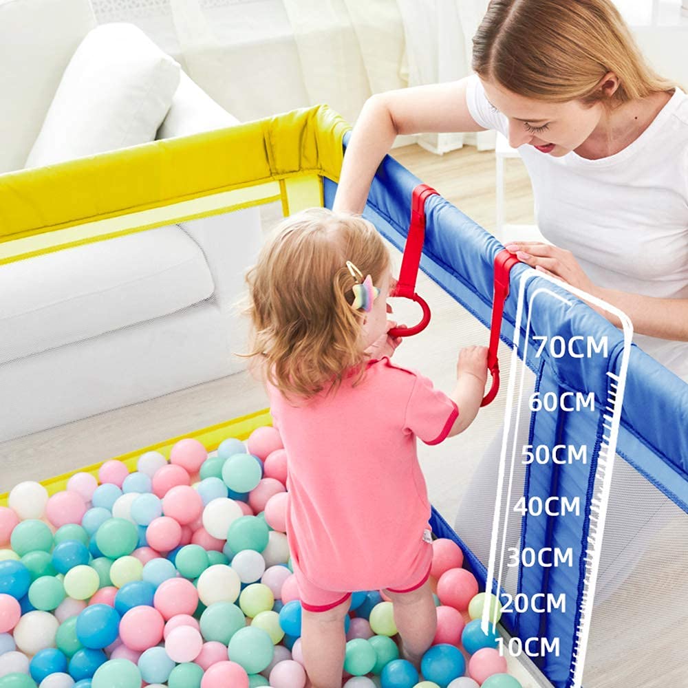 Skiennix Baby Pull Up Rings - Walking Assistant for Infants | 4 PCS Playpen Set