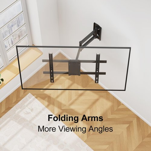 Suptek Corner TV Wall Mount for Most 32"-70" TVs, Full Motion Long Arm TV Mount 30 inch Extension Articulating Wall Mount Bracket Max VESA 600x400mm, Smoothly Extendable, Holds up to 99 lbs MA1075S
