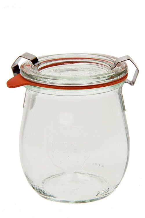 Weck 762 Jelly Jar - 1/5 Liter, Set of 6
