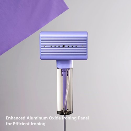 G10 Portable Handheld Garment Steamer - 1200W Mini Travel Iron | Lightweight 0.9 lbs, Violet