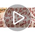 Zzkol Candy Cane Christmas Throw Blanket 50x60in - Red & White Peppermint (Candy Cane Variation)