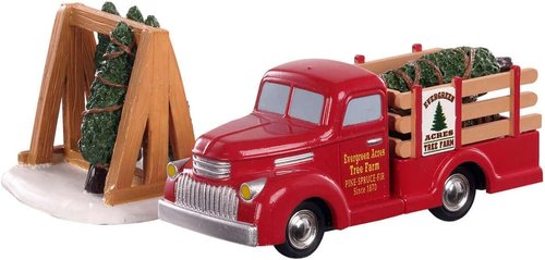 Lemax - Christmas Tree Delivery Transport | Winter Village Decor - 93423