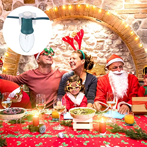 250 Pcs Magnetic Light Clips for C9 C7 Outdoor Metal Roof - Clear, Macarrie