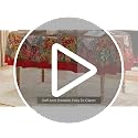 Horaldaily Christmas Tablecloth 60x84 Inch Green Rectangular Holiday Decor