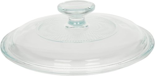 CorningWare Round French White Casserole Dish - 1.5qt with Fluted Glass Lid | Elegant Kitchen Essential