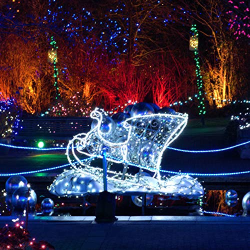 100ft LED Rope Lights, IP65 Waterproof Connectable White LED Lighting
