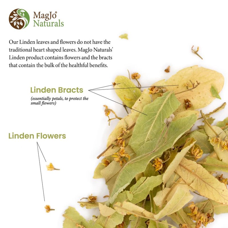 MagJo Naturals Linden Loose Leaf Tea Wild Harvest