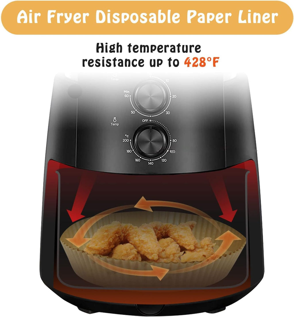 SIUDANGKA Air Fryer Liners - 200 Disposable Parchment Paper Sheets for Ninja AF101 & AF150 XL