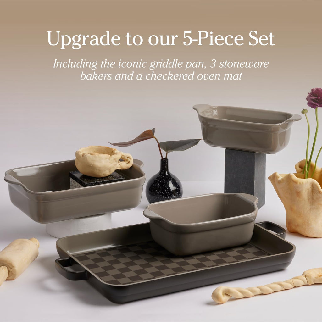 Our Place Griddle Pan - Versatile Nonstick Ceramic Sheet Pan & Stovetop Griddle | Toxin-Free, Ergonomic Handles | 5 Qt Capacity, Oven Safe to 450°F | Char