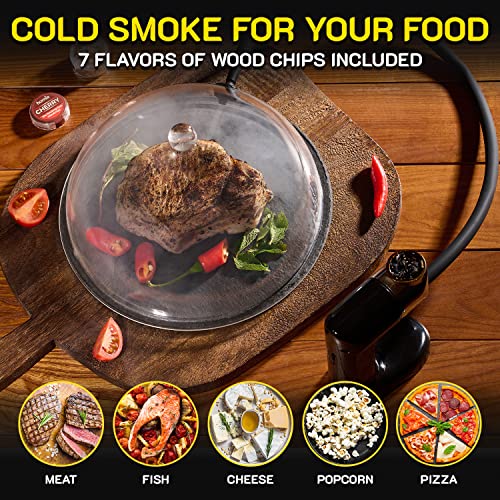 Homia Premium Cocktail Smoker Kit 1pc - Smoke Infuser & Accessories for Drinks & Food