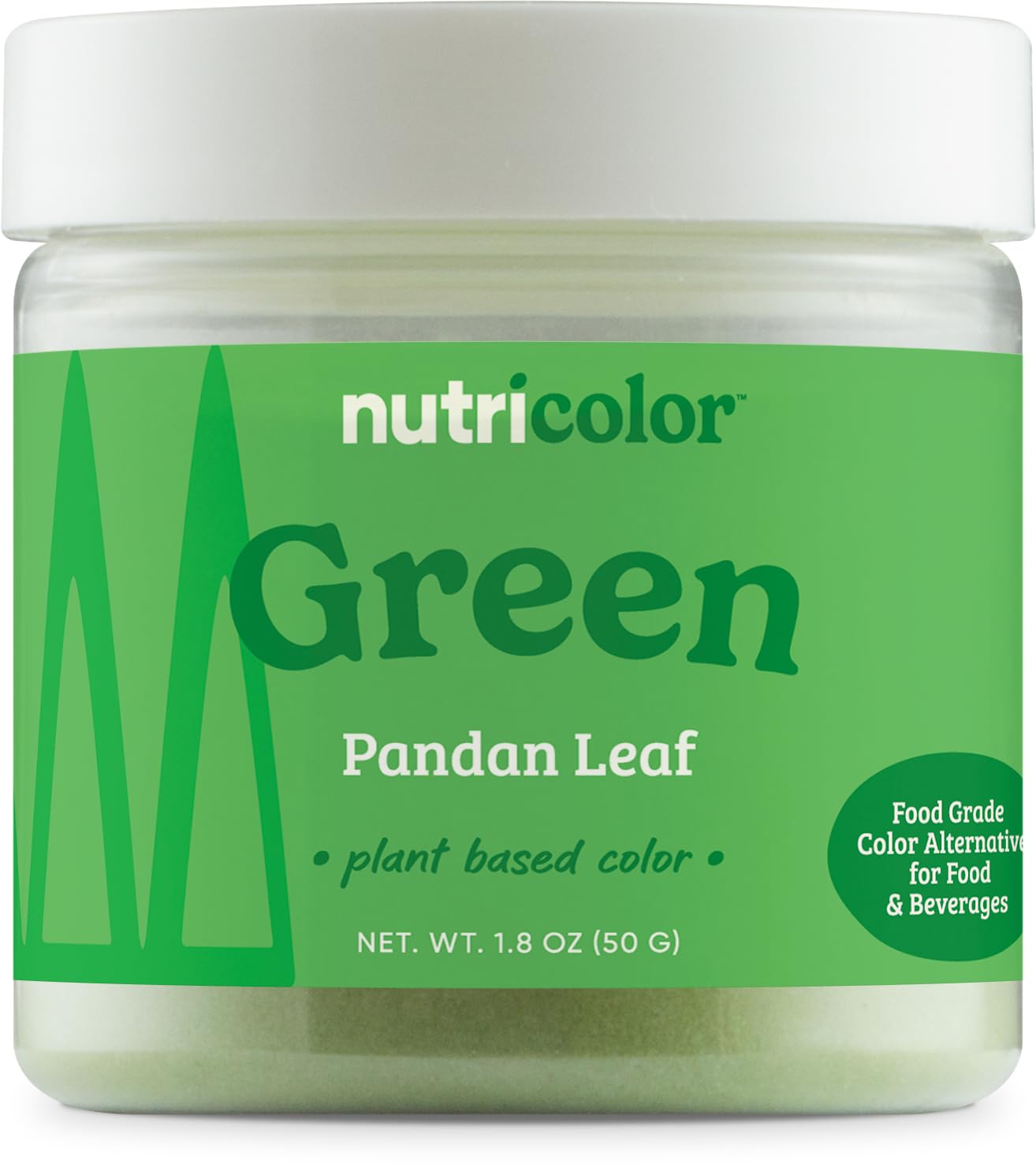 Nutricost Green Plant-Based Food Coloring | Natural Pandan Leaf Powder - 50 Servings