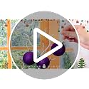 Menkxi 15 Pcs Purple Velvet Christmas Tree Ornaments Set 1.97'' Flocking Ball Decorations