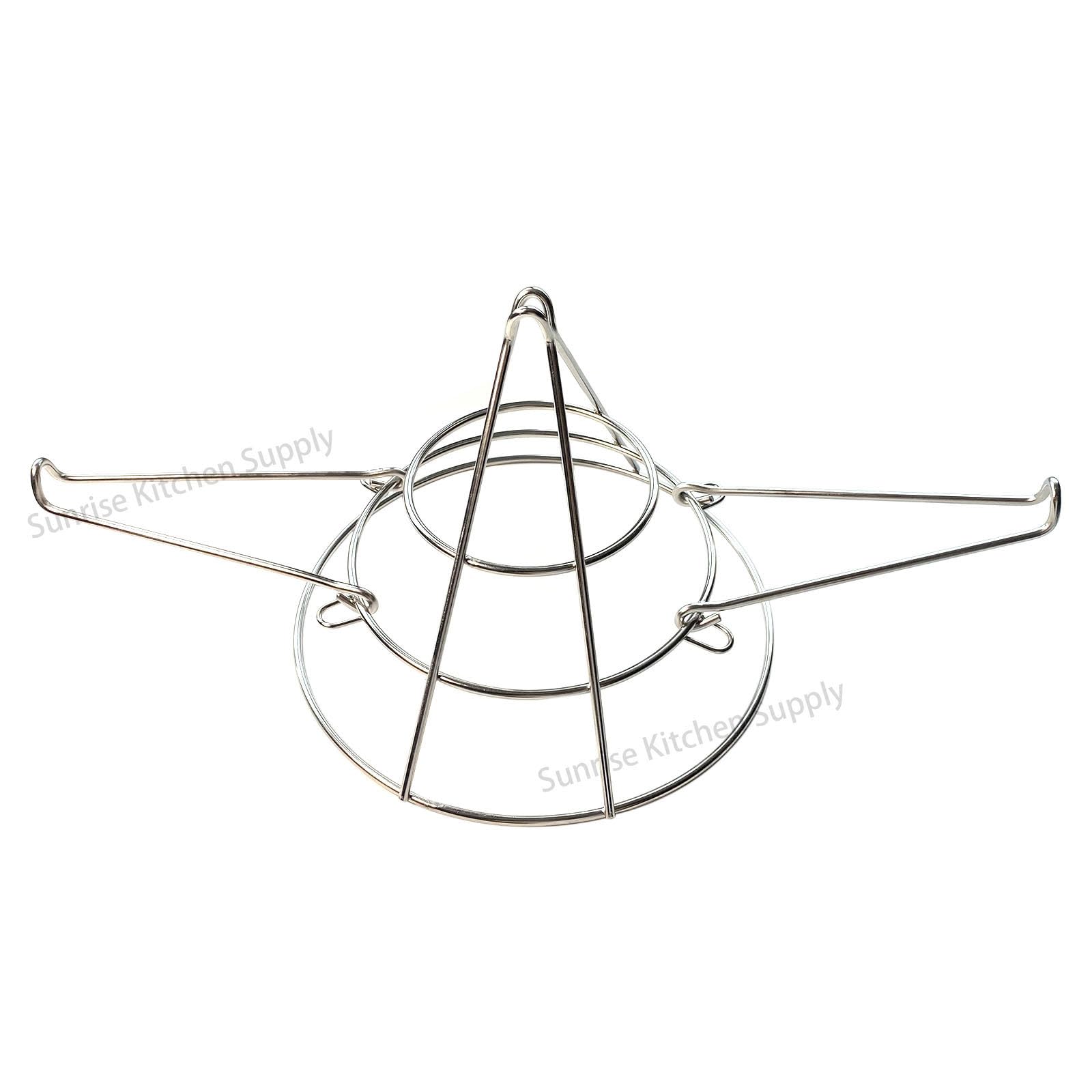 SUNRISE Stainless Steel Cone Filter Holder (Fits 10" Paper Cone)