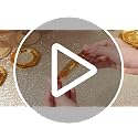 12 Pack 3.9 Inch Gold Metal Pooja Thali Plates Embossed Decorative Trays