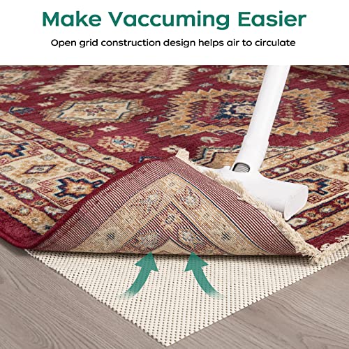 Non-Slip Rug Pad for Area Rugs, 2x3 Ft Extra Thick 0.1" Grip Underlay