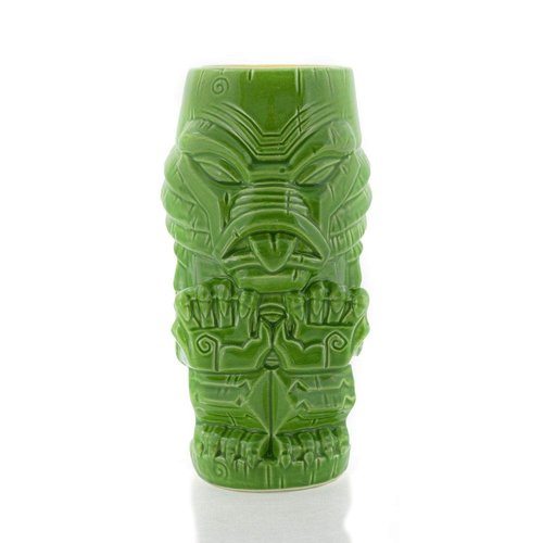 Geeki Tikis 18 ounce Ceramic Mug | Monsters Gill-Man | Lime Green