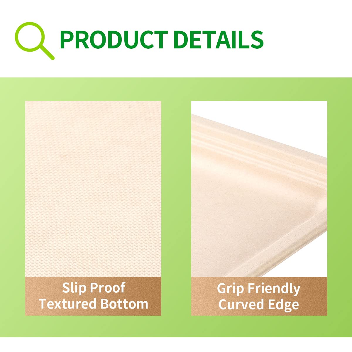 bloomoon 50 Pack 14 inch Disposable Crawfish Trays,Large Paper Plates 14 inch Food Trays Disposable for Seafood Lobster Crab BBQ, Crawfish Boil Party Supplies