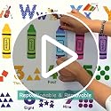 Animal Alphabet and Numbers Wall Stickers for Kids Nursery and Classroom