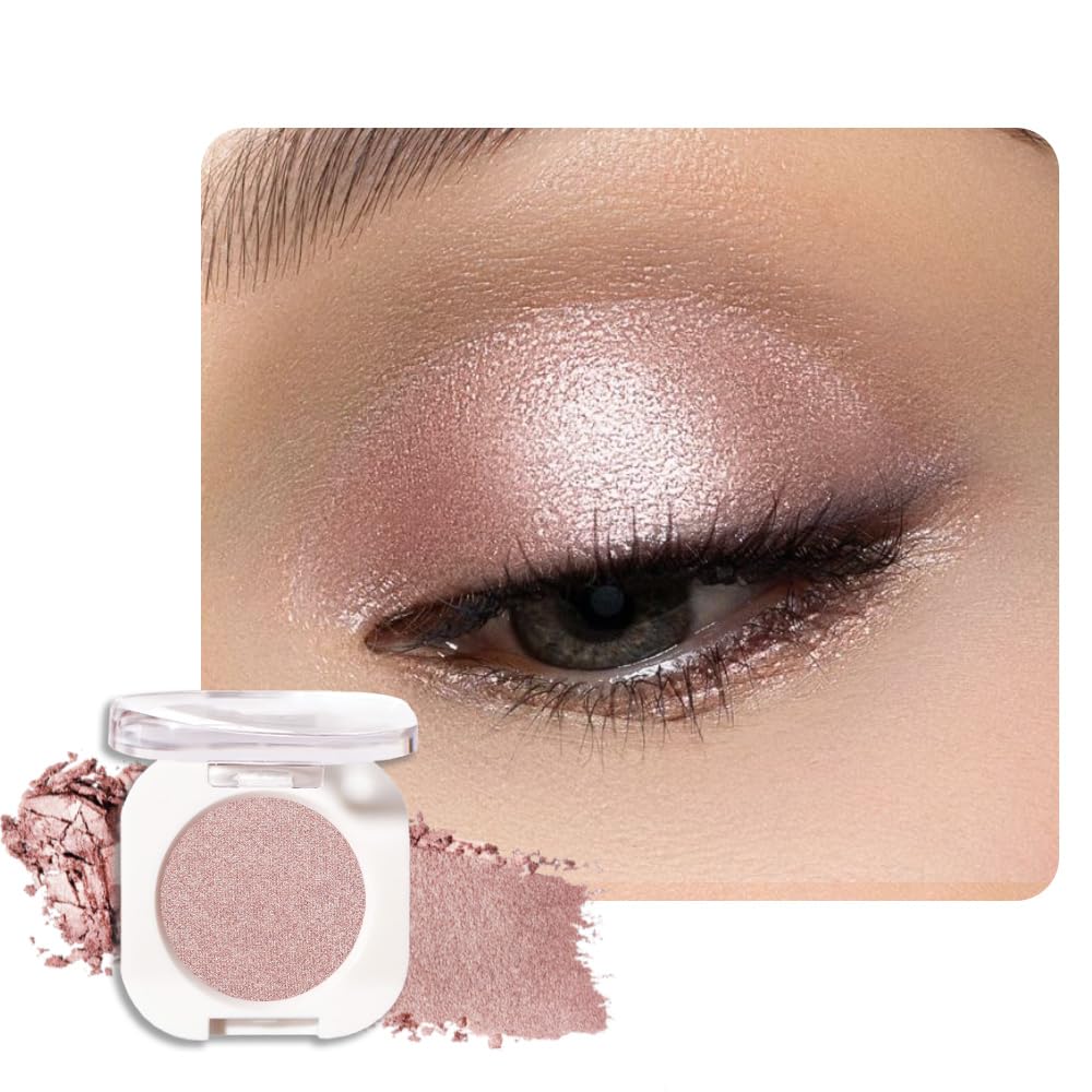 Skiennix Champagne Shimmer Cream Eyeshadow - Light Gold Metallic Glow, Crease-Proof & Vegan