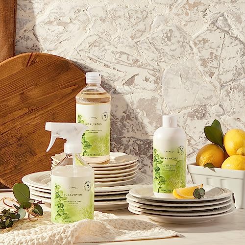 Thymes Eucalyptus Countertop Spray 16.5 fl oz – Pack of 1, Fresh Eucalyptus