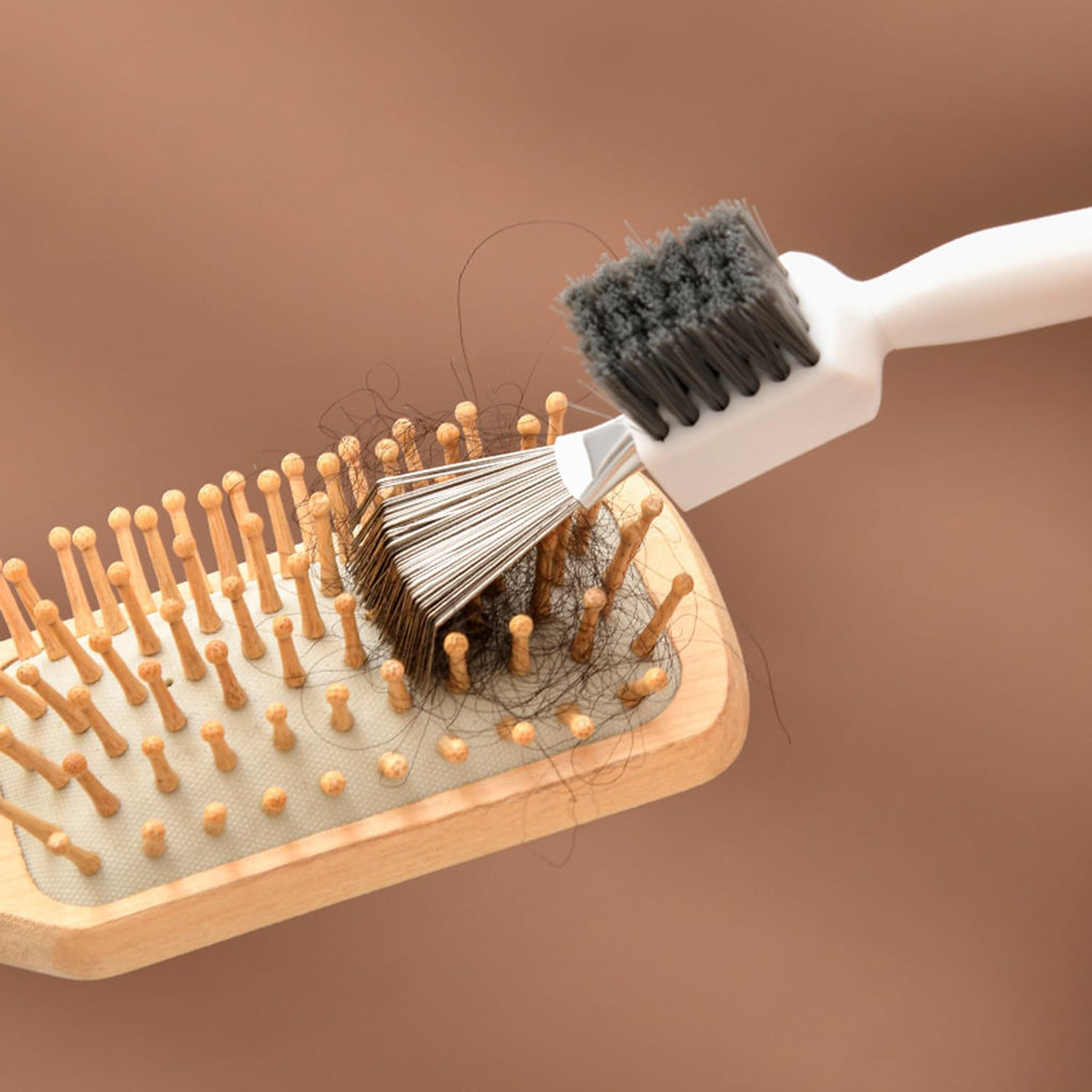 Regine Switzerland Hair Brush Cleaner Tool - 2-in-1 Metal Wire Comb & Rake for Easy Hair Removal