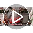 Zopeal Christmas Santa Emoticon Woven Gift Basket - Festive Storage & Gift Packaging