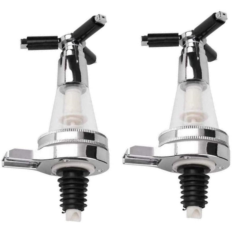 Boxonly 8 Piece 30ml Liquor Dispenser Bar Optic Spirit Measure Pub Dispenser Drink Spirit Wine Cocktail Pourers Bar Tool