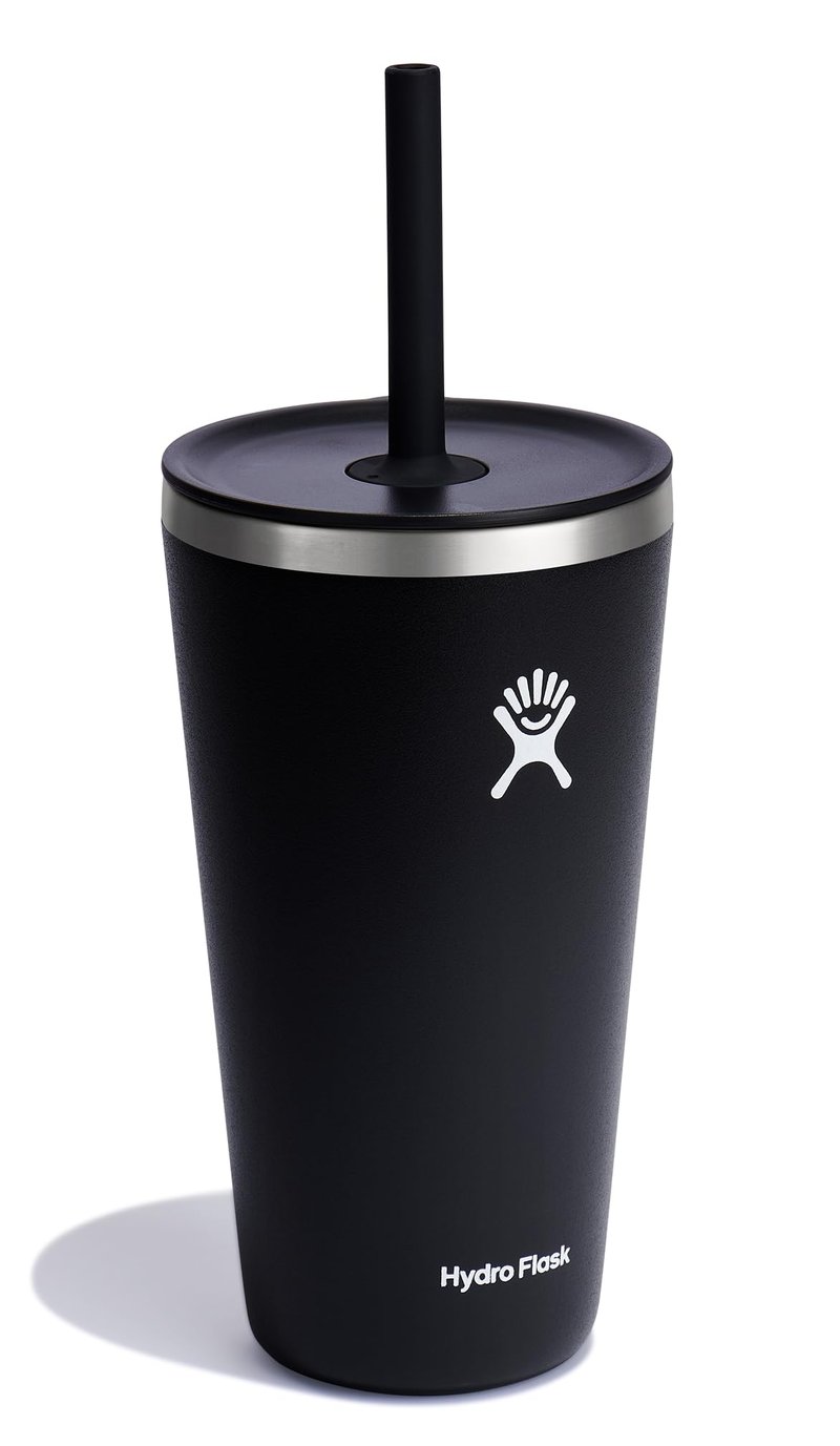 28 OZ All Around Tumbler Straw LID Black