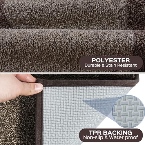 Non-Slip Kitchen Rug 24" x 36" - Washable Absorbent Floor Mat