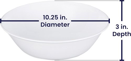 Corelle Livingware Serving Bowl - 2-Quart Capacity in Classic Winter Frost White