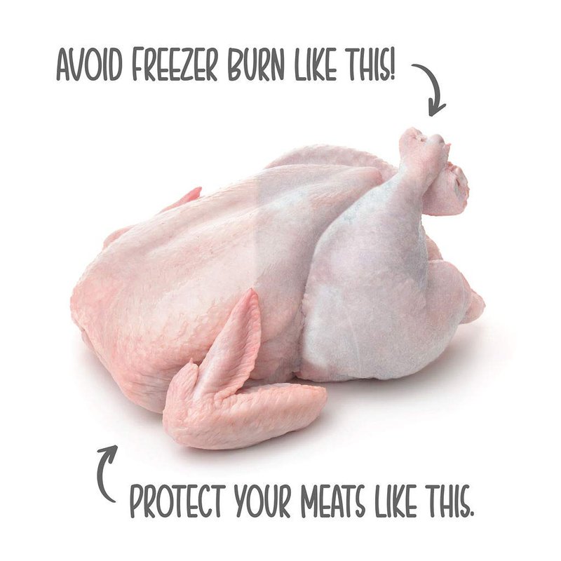 Poultry Shrink Bags (13x20) Zip Ties and Labels, 3 MIL, BPA/BPS Free, 3MIL, MADE IN USA (50)