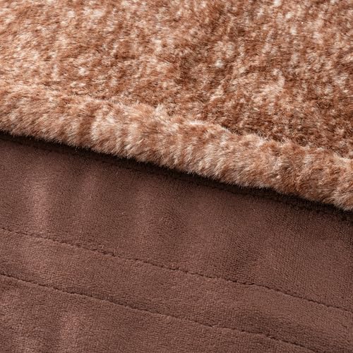 Reversible Electric Heated Throw Blanket - Soft Plush 50"x60"