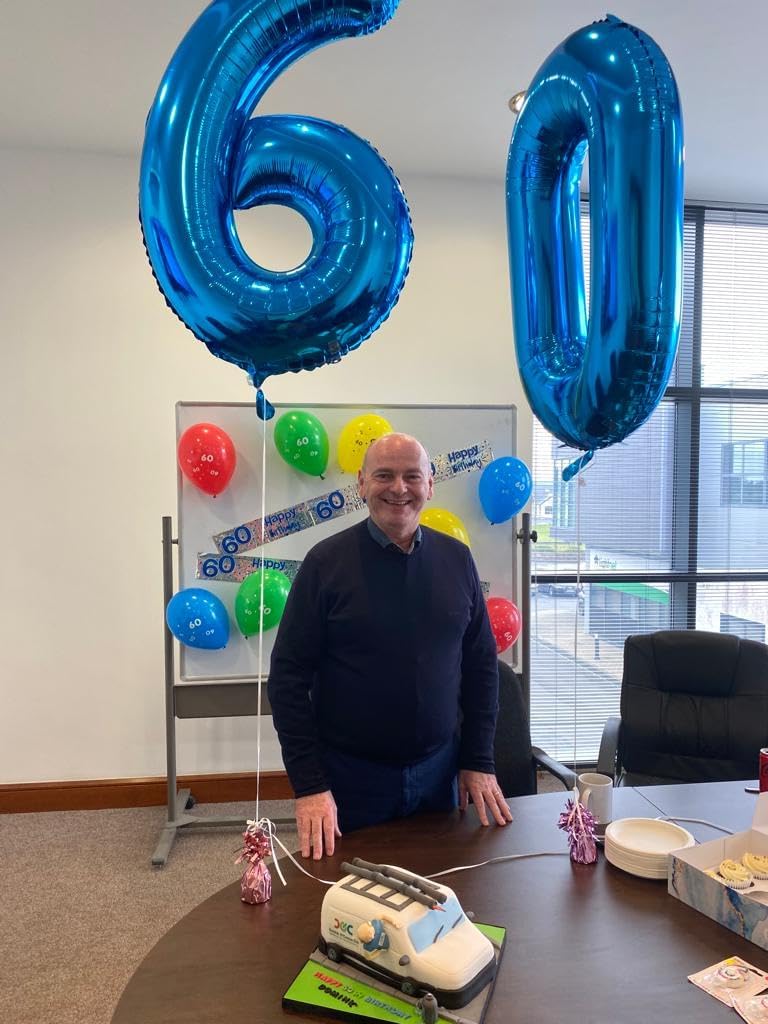 Number Balloons by Navy Blue - 40 Inch 0 Balloon for Birthday Decorations | Perfect for Boys and Men