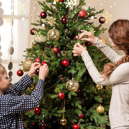 600Pcs Christmas Ornament Hooks with Snap Lock - Holiday Ornament Strings