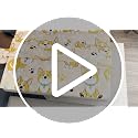 Homewish Wws9405 Full Corgi Sheet Set - Kids Cartoon Dog Paw Bedding, 4pcs