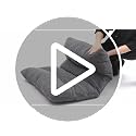 66-Inch Corduroy Convertible Futon Sofa Bed with Adjustable Backrest