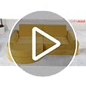 16-Piece Modular Kids Play Couch, Convertible Foam Building Fort Sofa