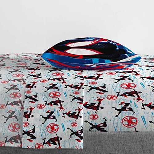 Spiderman Twin Comforter Set with Sheets & Pillowcase - Marvel LEGO® Spider-Verse