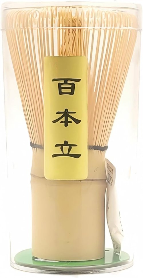 Matcha Whisk - Handcrafted Organic Bamboo Chasen | 100-Prong Traditional Japanese Stirrer for Authentic Tea