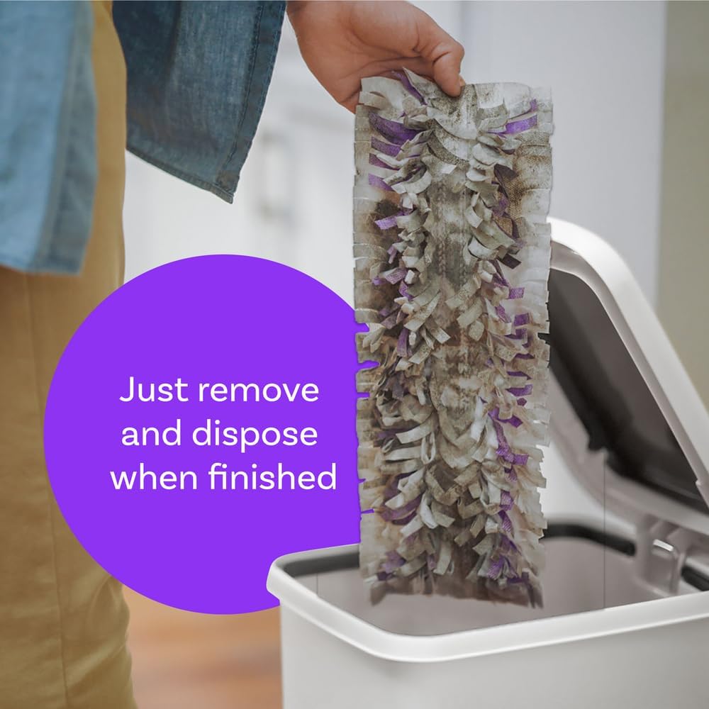 Swiffer PowerMop Refills - Multi-Surface Mopping Pads for Effective Floor Cleaning | 10 Count