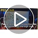 Pedaiah Christmas Tree Neon Sign LED - Holiday Wall Decor, USB Powered, 8.7x12.7 Inches