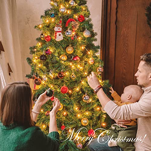 Mimigogo 13FT 50 Count Christmas String Lights with Green Wire, Connectable