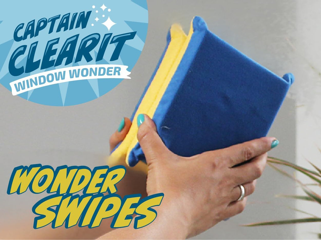 Sponge Window Cleaner Tool - Non-Scratch, Super Absorbent Car Cleaning Sponges | 2-Pack, 6 x 4.5 x 2 in